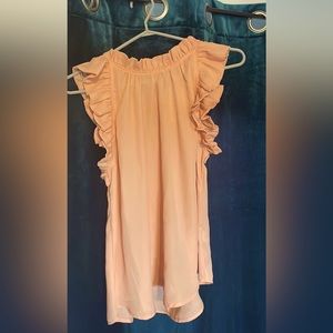Old Navy dress with lace on upper arms.